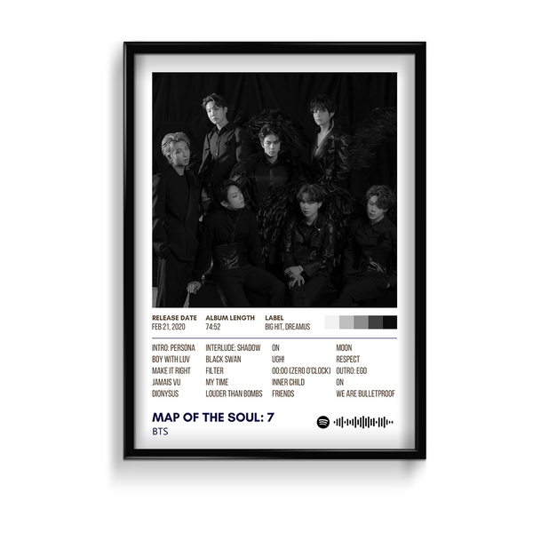 Map of the Soul: 7 by BTS Album Poster