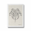 Mask Modern Line Wall Art