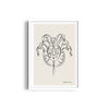 Mask Modern Line Wall Art