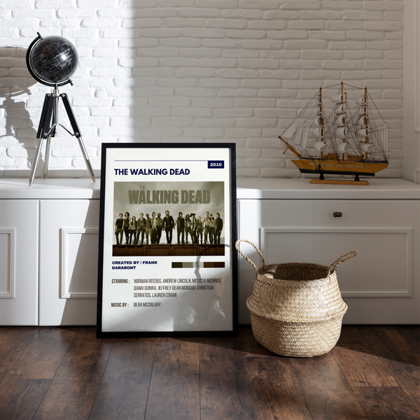 The Walking Dead Retro Wall Art