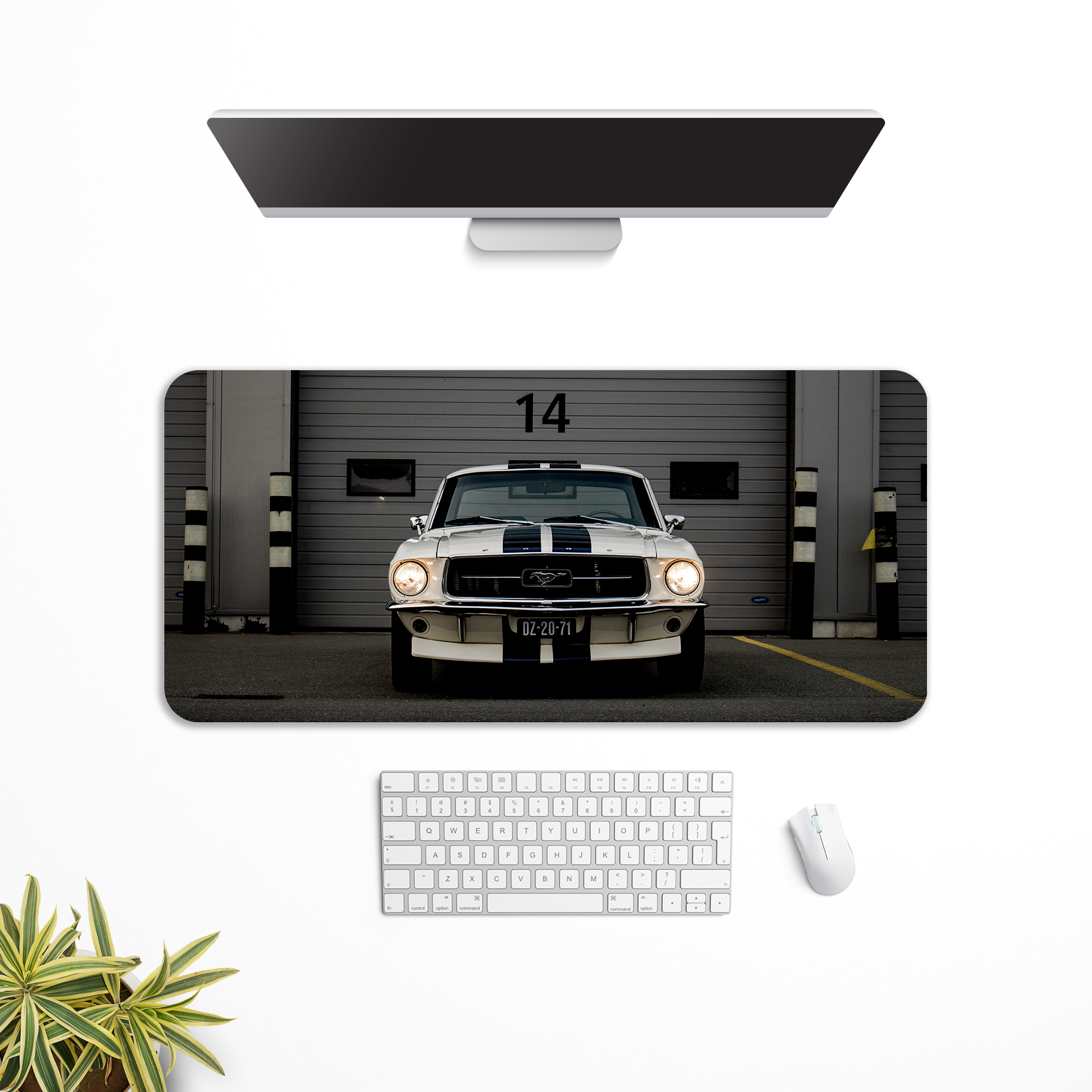 Beautiful Vintage Car Desk Mat | Desk Pad | Mouse Pad