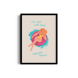 Poolside Therapy Journey Wall Art
