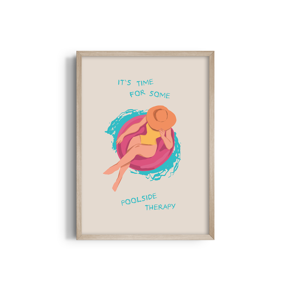 Poolside Therapy Journey Wall Art