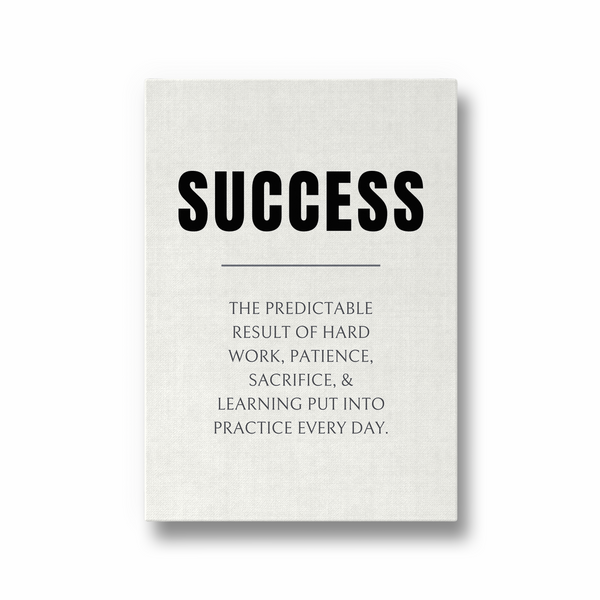 Success Quote Wall Art