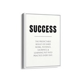 Success Quote Wall Art