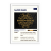 Sacred Games Retro Wall Art