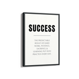 Success Quote Wall Art