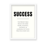 Success Quote Wall Art