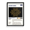 Sacred Games Retro Wall Art