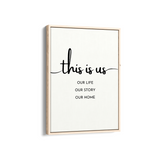 This is us Quote Wall Art