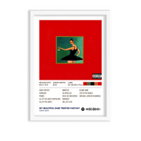 My Beautiful Dark Twisted Fantasy by Kanye West Album Poster