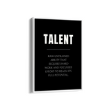 Talent Quote Wall Art - The Mortal Soul