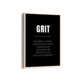 Grit Quote Wall Art