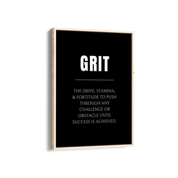 Grit Quote Wall Art