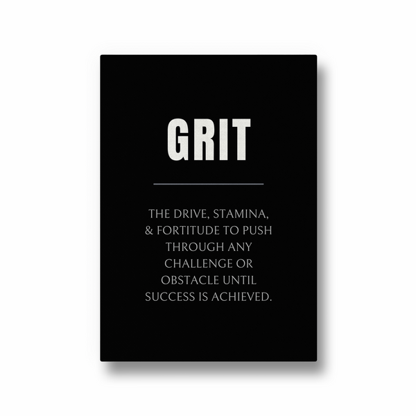 Grit Quote Wall Art - The Mortal Soul