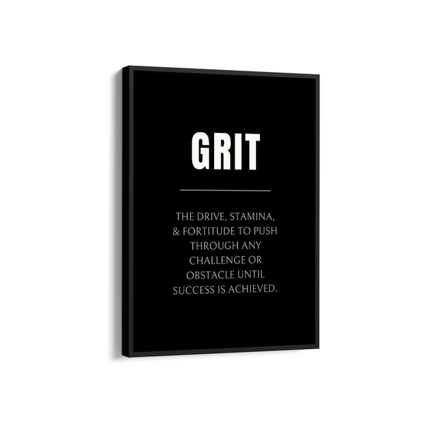 Grit Quote Wall Art