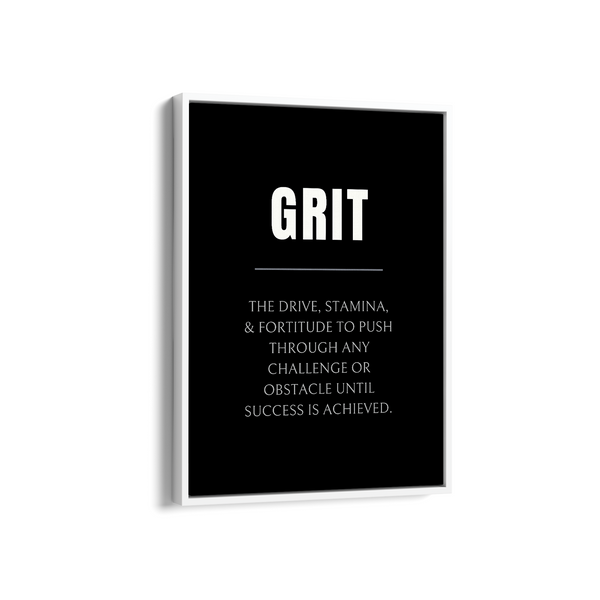 Grit Quote Wall Art - The Mortal Soul