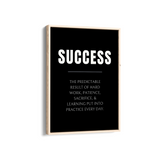 Success Quote Wall Art