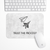 Trust the process paper plane Gaming Mouse Pad