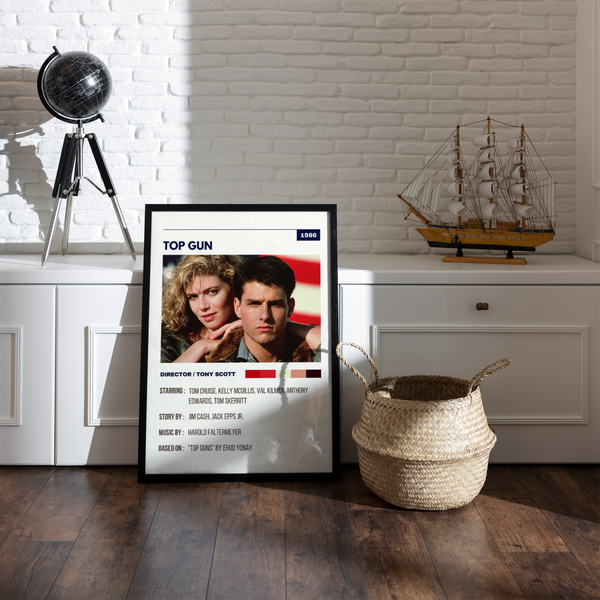 Top Gun Retro Wall Art