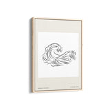 Waves Modern Line Wall Art