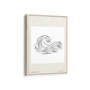 Waves Modern Line Wall Art