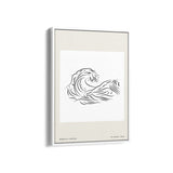 Waves Modern Line Wall Art