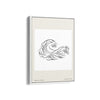 Waves Modern Line Wall Art