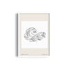Waves Modern Line Wall Art