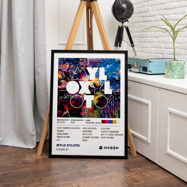 Mylo Xyloto Coldplay Album Poster