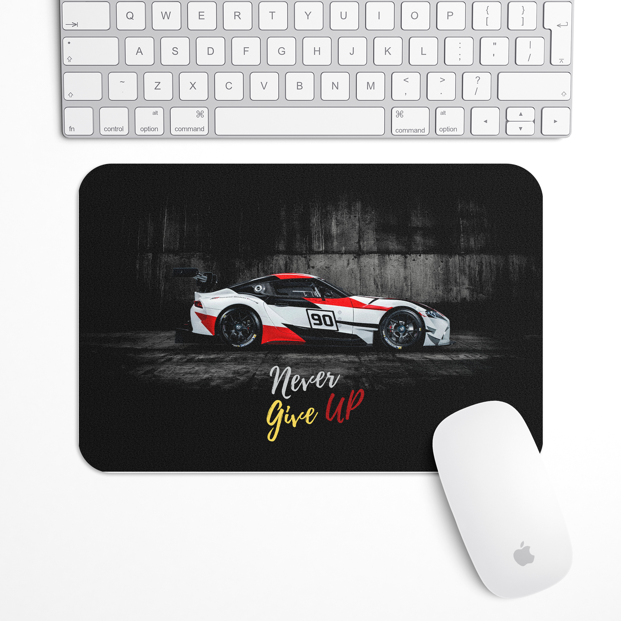 Never Give Up - 2020 Toyota Supra Gaming Mouse Pad