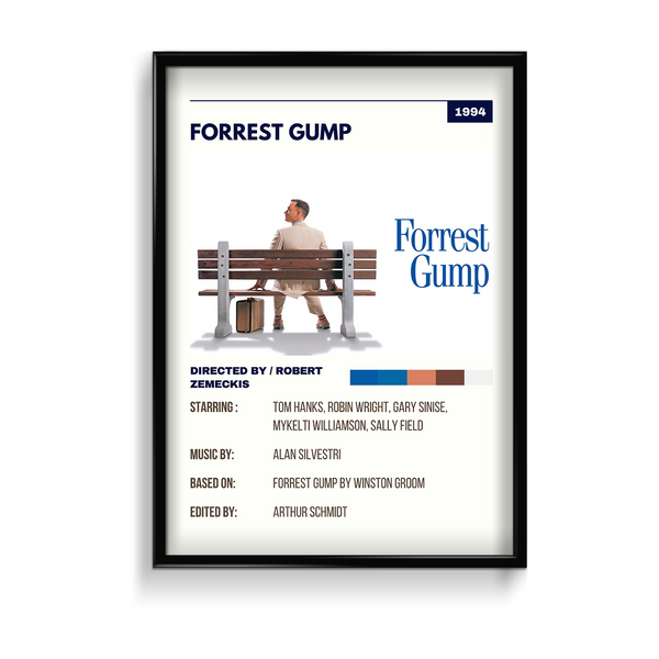 Forrest Gump Retro Wall Art