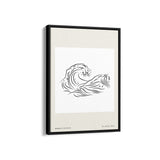 Waves Modern Line Wall Art