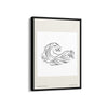 Waves Modern Line Wall Art