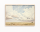 Clouded Fields Wall Art