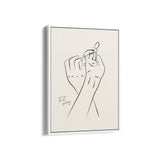 Incomplete love Boho Modern Wall Art