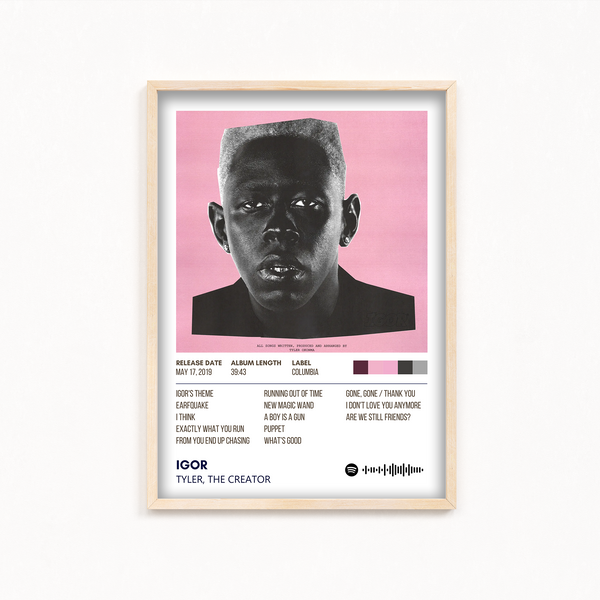 IGOR by Tyler, The Creator Album Poster