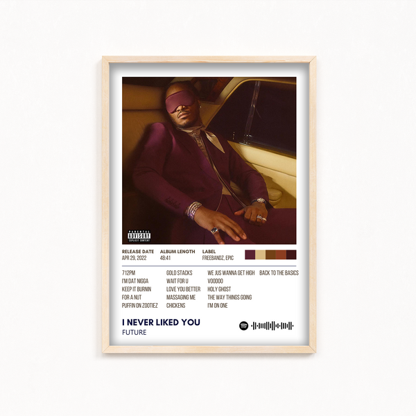 I never liked you by Future Album Poster