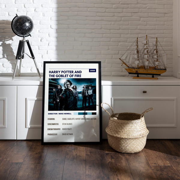 Harry Potter and the Goblet of Fire Retro Wall Art