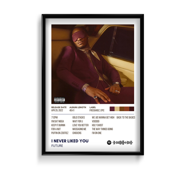 I never liked you by Future Album Poster