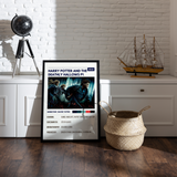 Harry Potter and the deathly hallows P1 Retro Wall Art