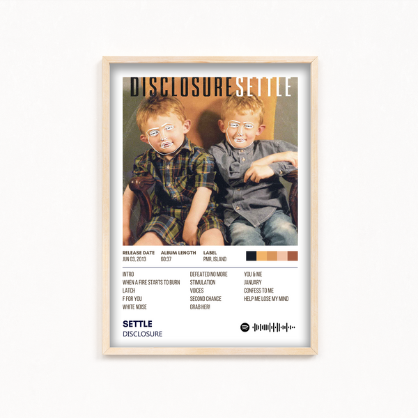 Settle by Disclosure Album Poster