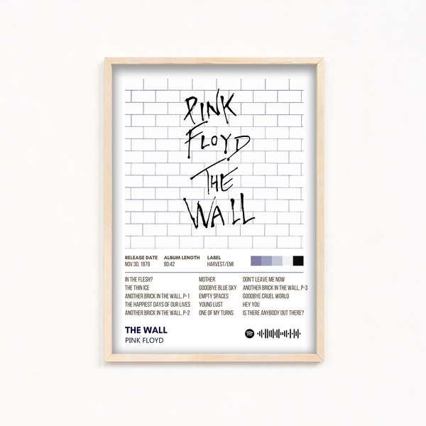The Wall by Pink Floyd Album Poster