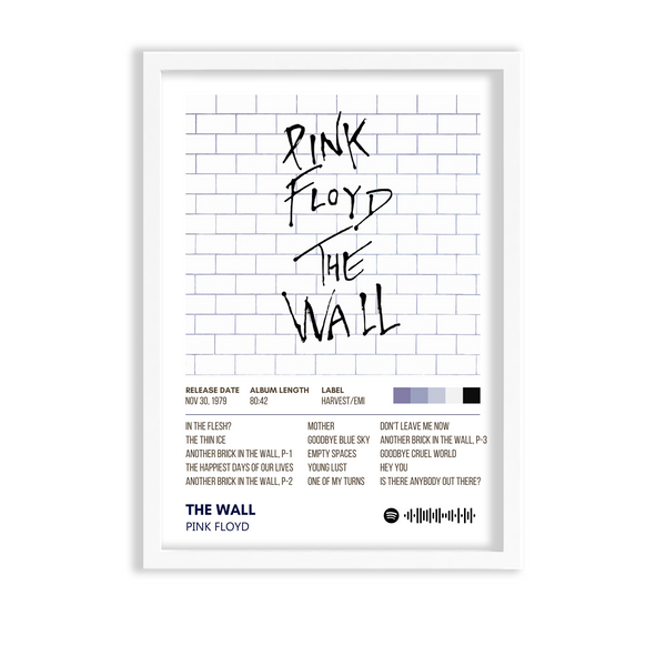 The Wall by Pink Floyd Album Poster