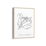Relaxing Vacation Modern Line Wall Art