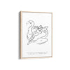 Relaxing Vacation Modern Line Wall Art