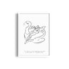 Relaxing Vacation Modern Line Wall Art