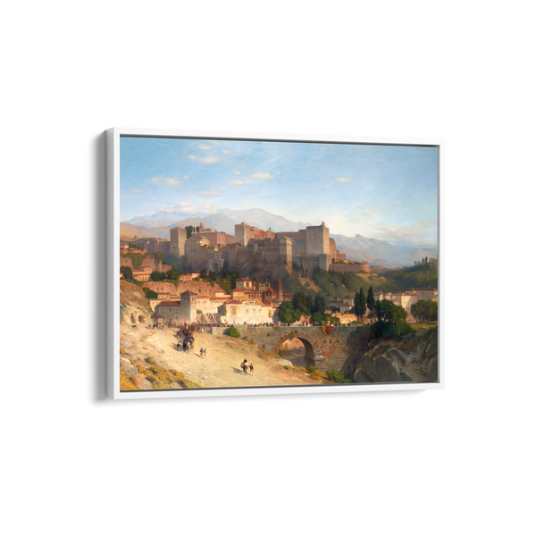 The Hill of the Alhambra, Granada (1865) by Samuel Colman Wall Art