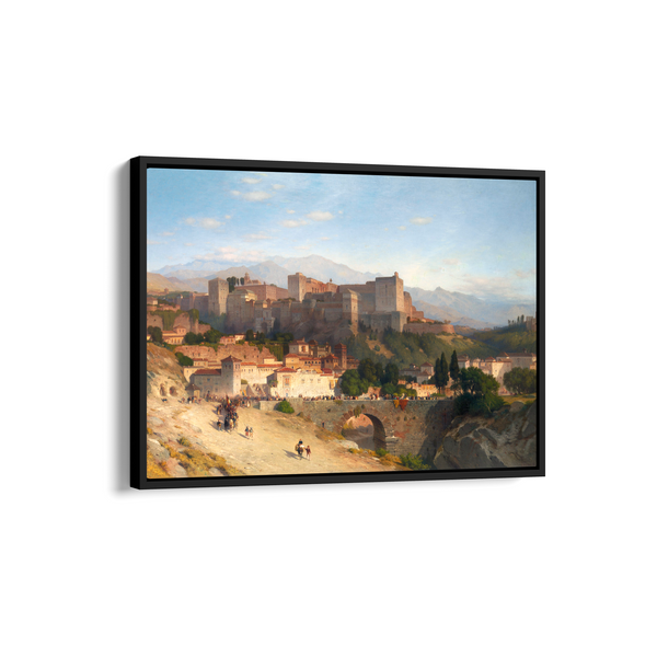 The Hill of the Alhambra, Granada (1865) by Samuel Colman Wall Art