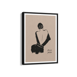 Serene Silhouette Dancing Wall Art